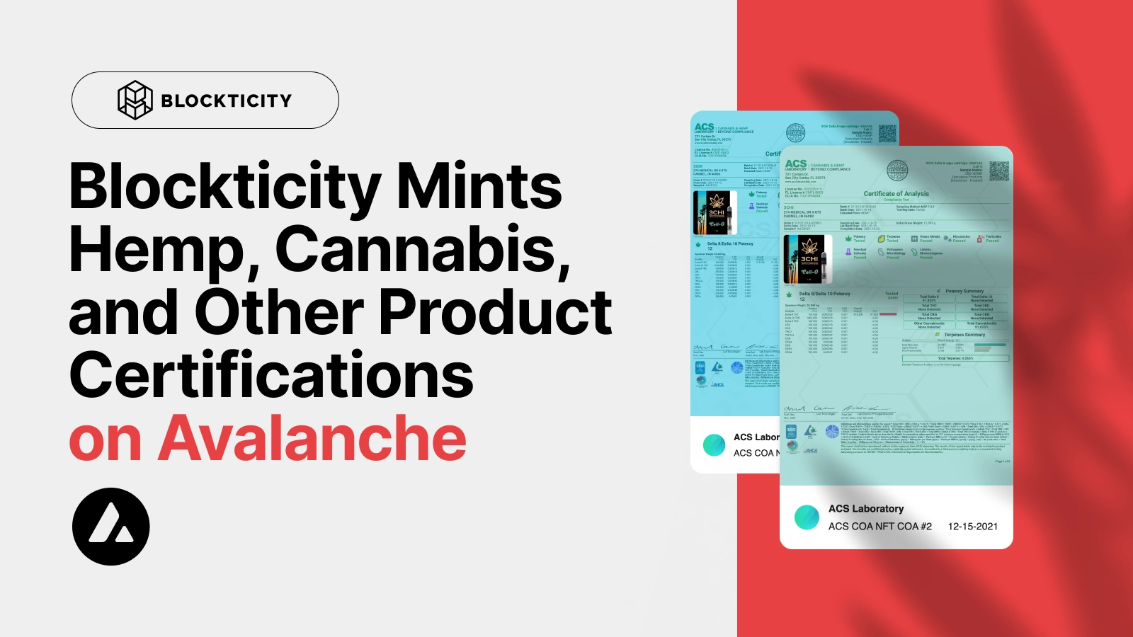 Blockticity Mints $275M in Hemp and Other Product Certifications on Avalanche, Disrupting a $4.5T Industry