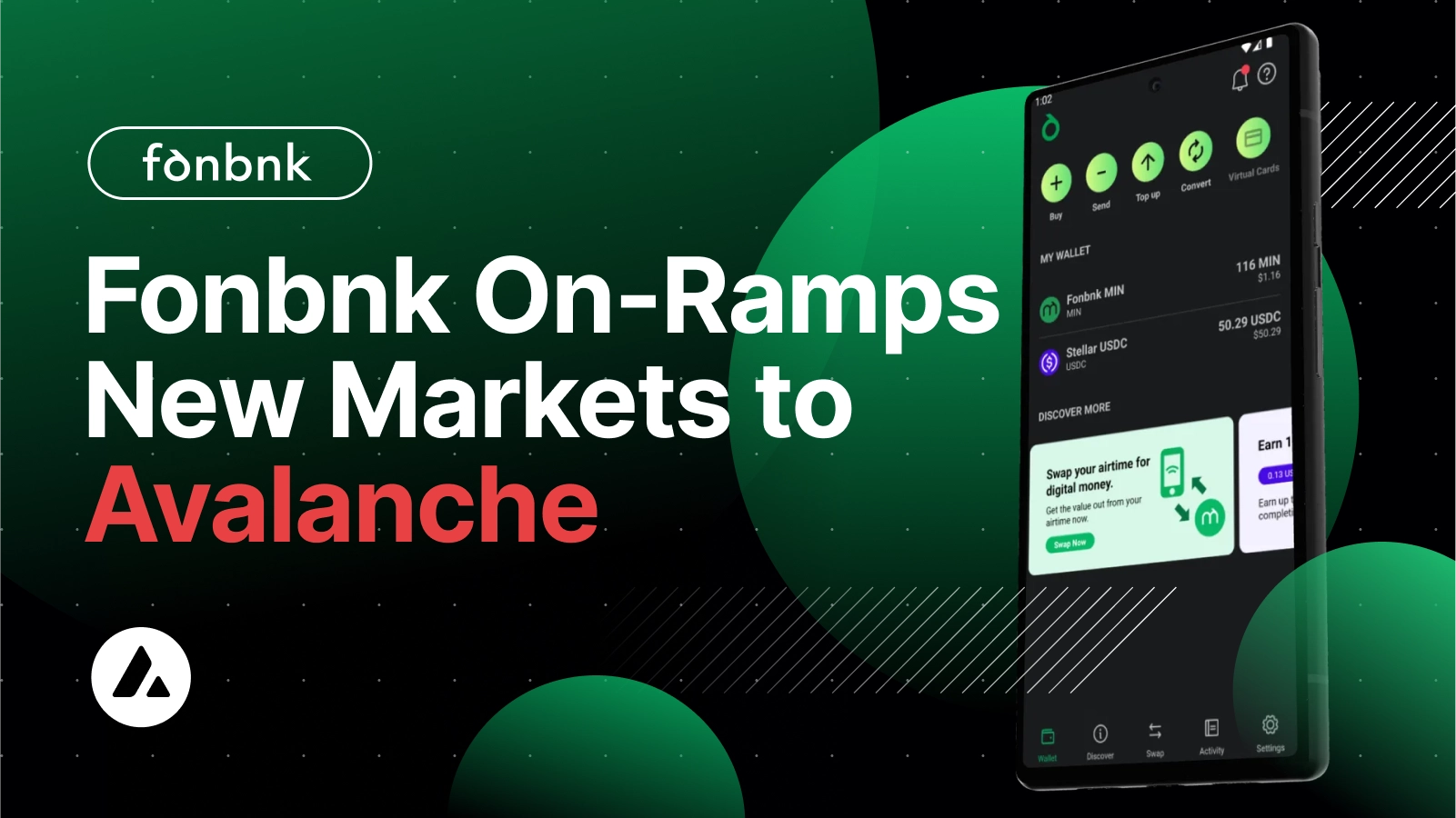 Fonbnk Builds Avalanche On-Ramp for Cross-Border Payments in Emerging Markets
