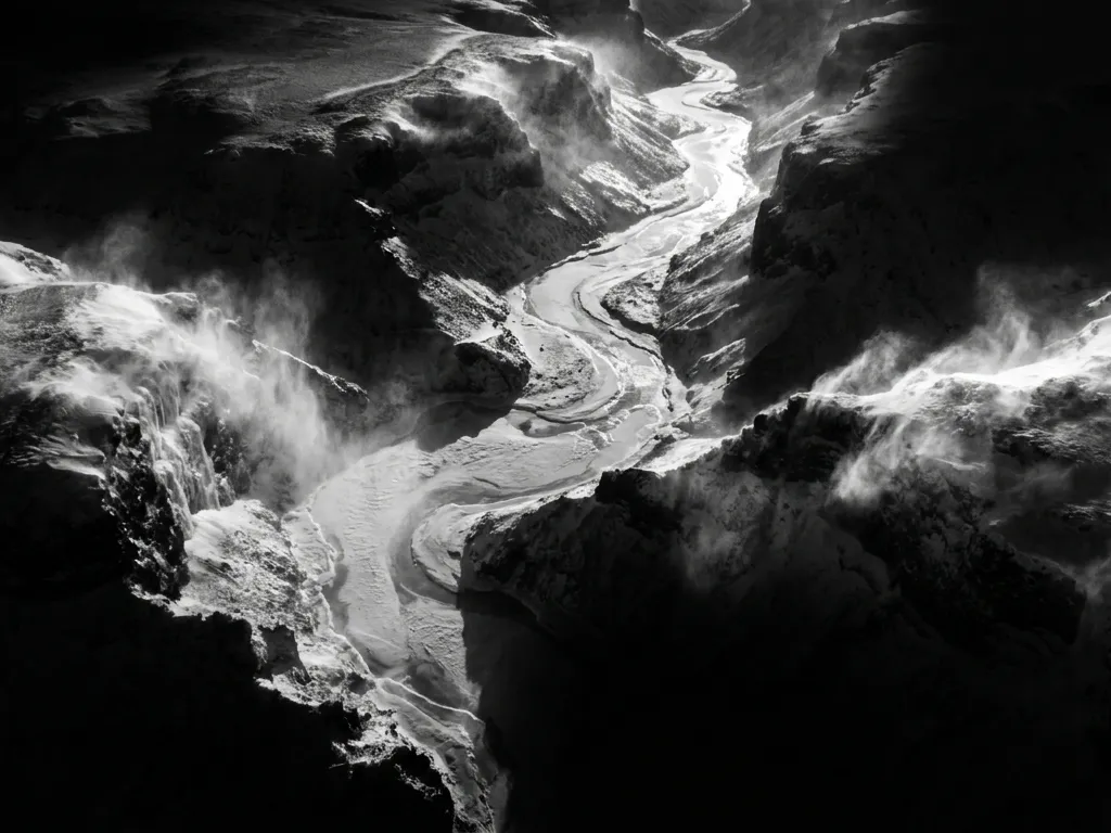 Aerial view of frozen canyon 20260914121553