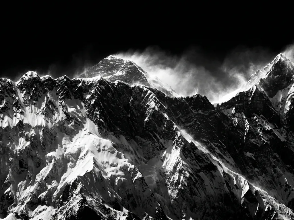 Snow capped mountain in wind 20260914121213