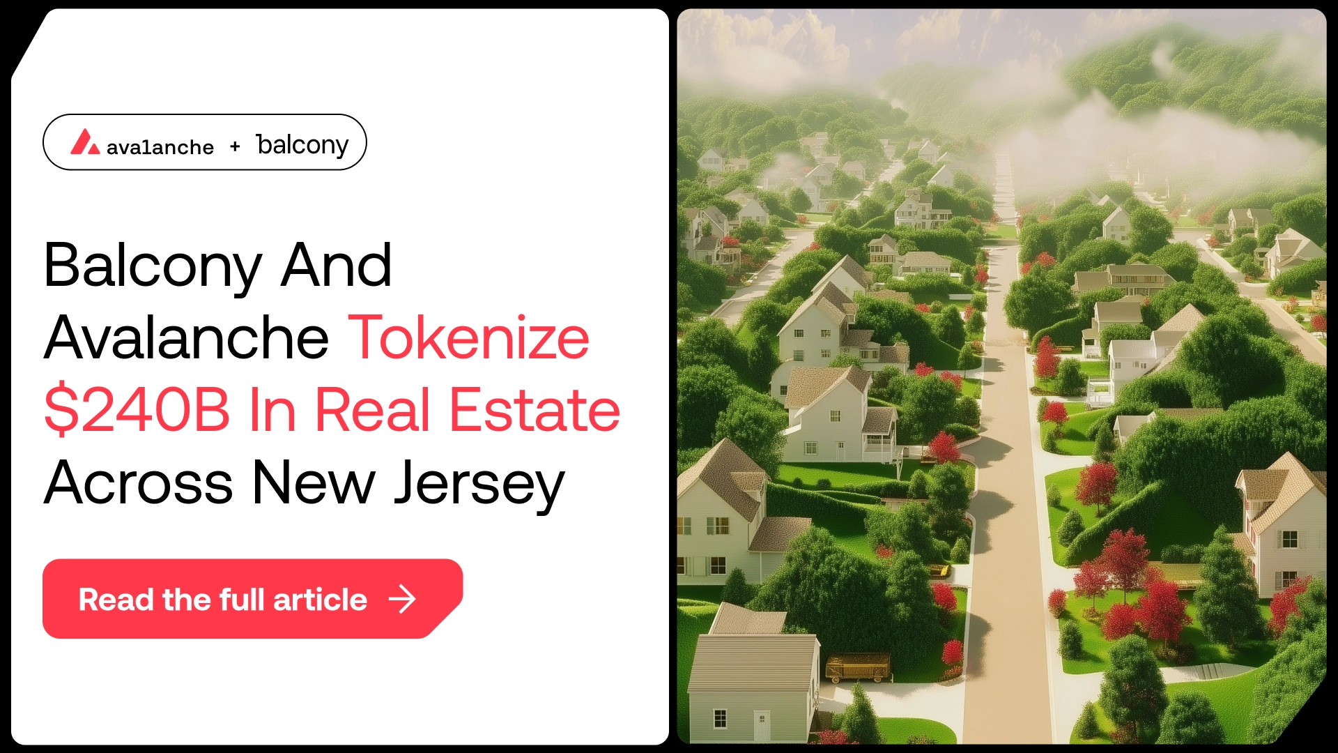 $240B in Real Estate Is Coming On-Chain with Balcony and Avalanche