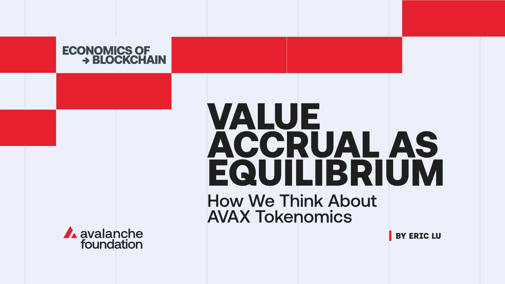 Value Accrual as Equilibrium: How We Think About AVAX Tokenomics